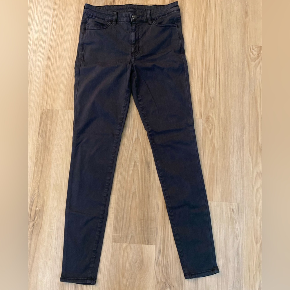 ❤️‍🔥❤️‍🔥Stretch American Eagle Outfitters Black Soft High Rise Long Skinny Jeans